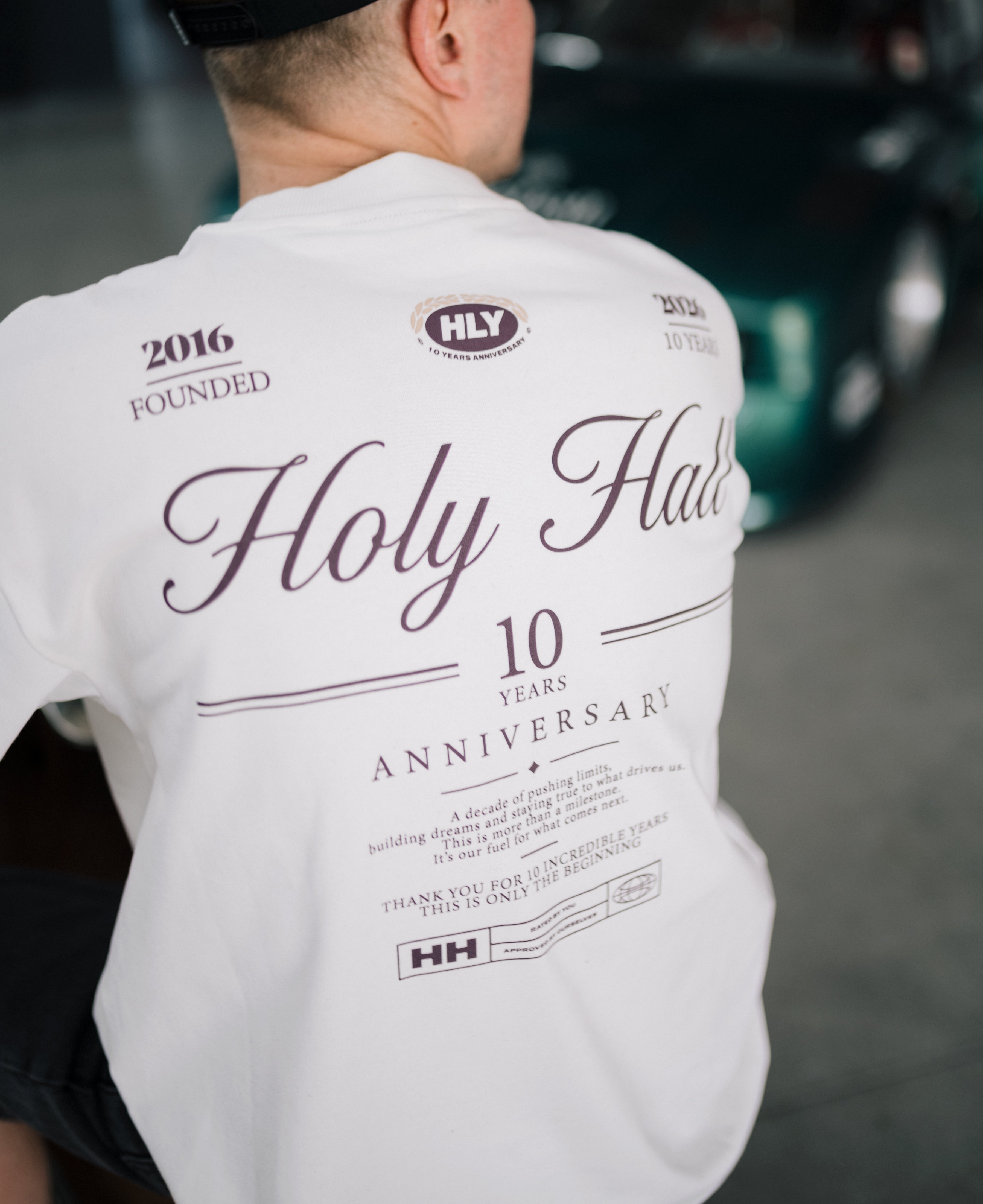 10 YEARS SHIRT CREAM WHITE