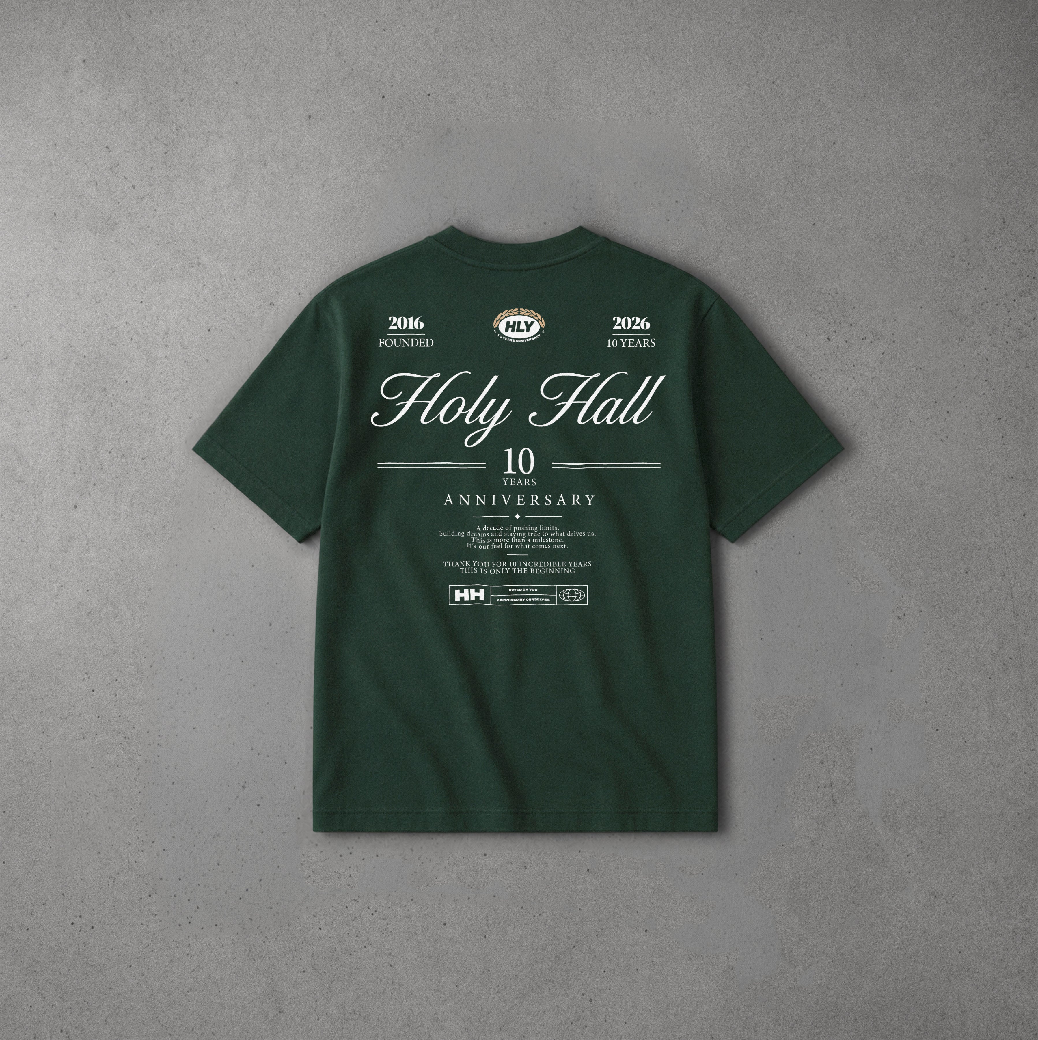 10 YEARS SHIRT DEEP FOREST