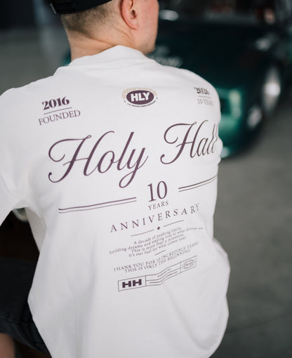 10 YEARS SHIRT CREAM WHITE