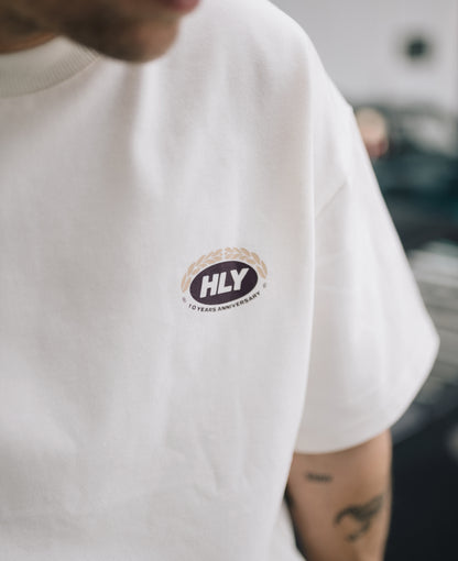 10 YEARS SHIRT CREAM WHITE
